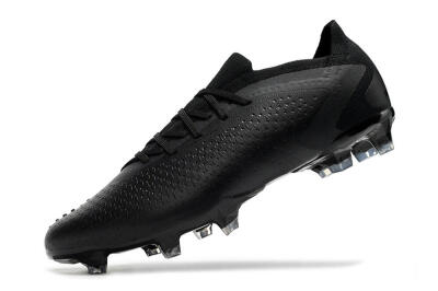 Adidas Predator Accuracy.1 Low FG Low-Tops Soccer Cleats - Black/Black