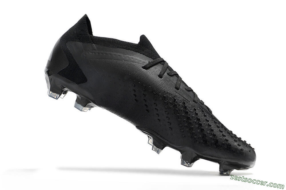 Adidas Predator Accuracy.1 Low FG Low-Tops Soccer Cleats - Black/Black 5