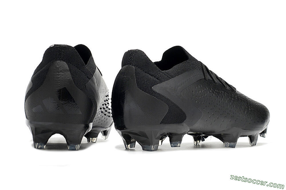 Adidas Predator Accuracy.1 Low FG Low-Tops Soccer Cleats - Black/Black 6