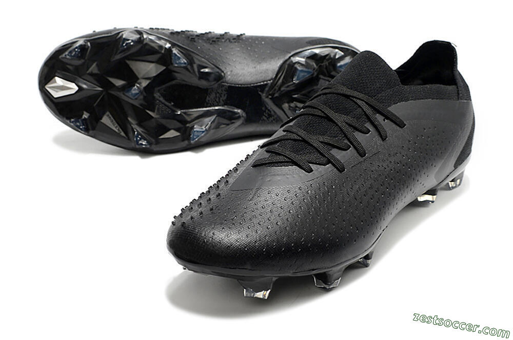 Adidas Predator Accuracy.1 Low FG Low-Tops Soccer Cleats - Black/Black 3