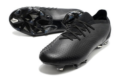 Adidas Predator Accuracy.1 Low FG Low-Tops Soccer Cleats - Black/Black
