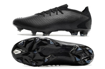 Adidas Predator Accuracy.1 Low FG Low-Tops Soccer Cleats - Black/Black