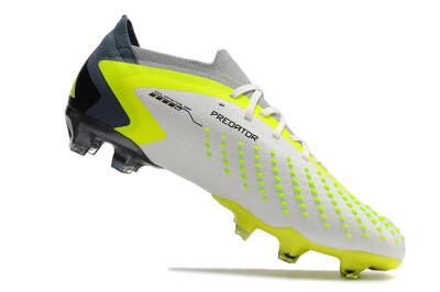 Adidas Predator Accuracy.1 Low FG Low-Tops Soccer Cleats - White/Black/Green