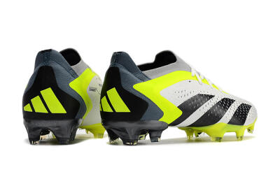 Adidas Predator Accuracy.1 Low FG Low-Tops Soccer Cleats - White/Black/Green