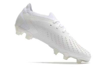 Adidas Predator Accuracy.1 Low FG Low-Tops Soccer Cleats - White/White