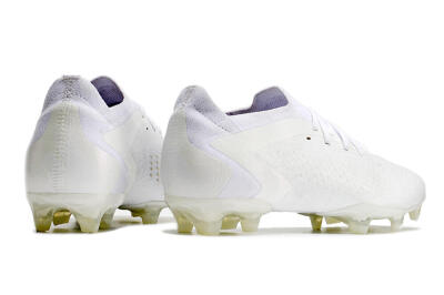 Adidas Predator Accuracy.1 Low FG Low-Tops Soccer Cleats - White/White