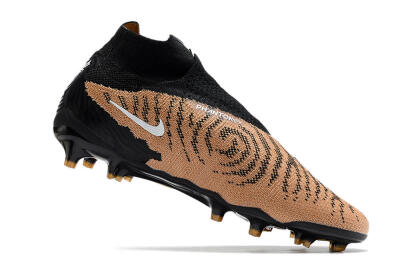 Nike Phantom GX Elite DF Link FG High-Tops Soccer Cleats - Black/Pink
