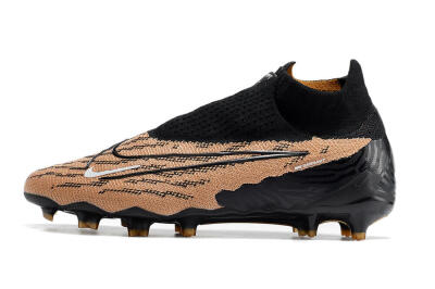 Nike Phantom GX Elite DF Link FG High-Tops Soccer Cleats - Black/Pink