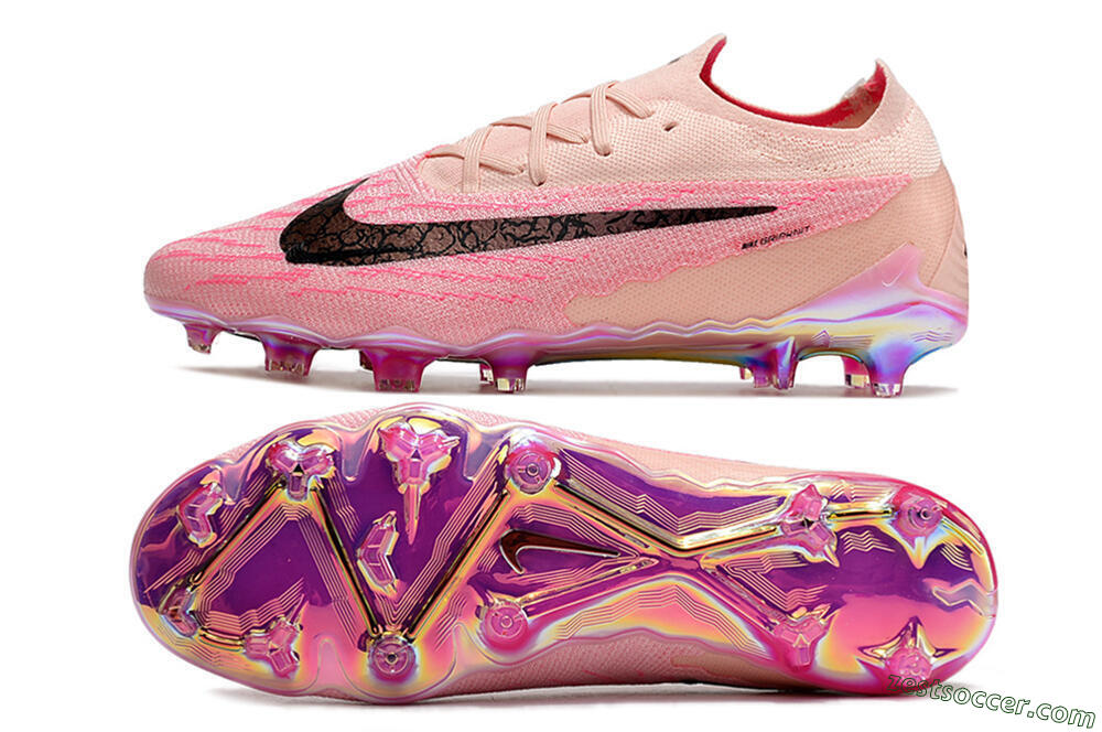 Nike Phantom GX Elite FG Low-Tops Soccer Cleats - Pink/Black 1