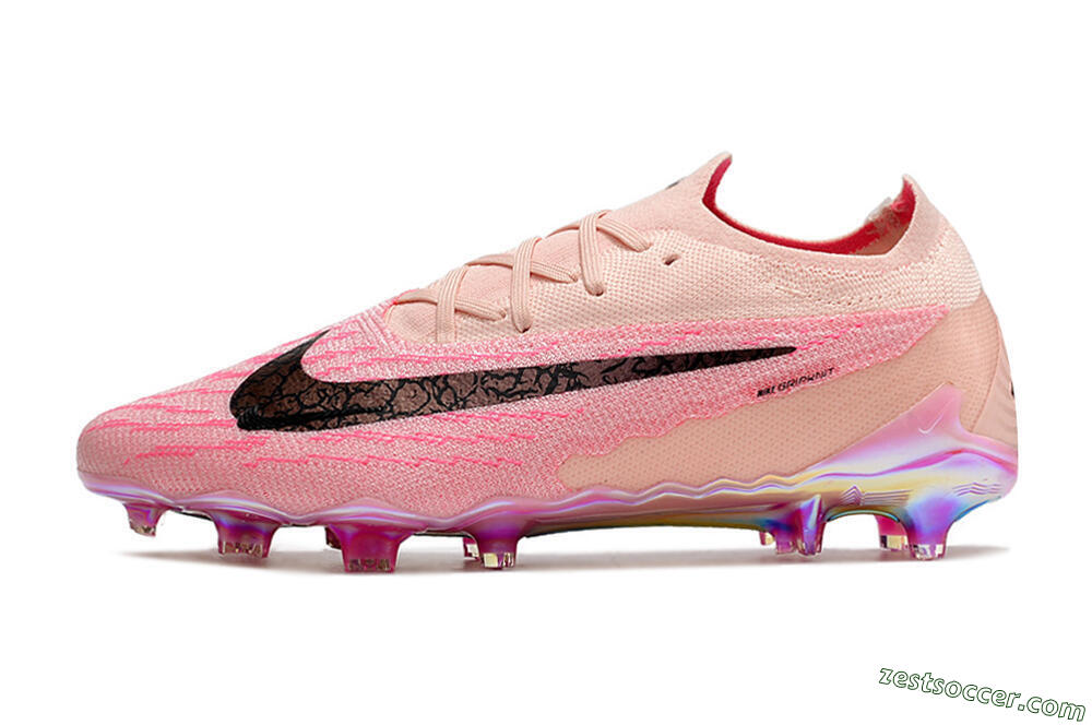 Nike Phantom GX Elite FG Low-Tops Soccer Cleats - Pink/Black 2
