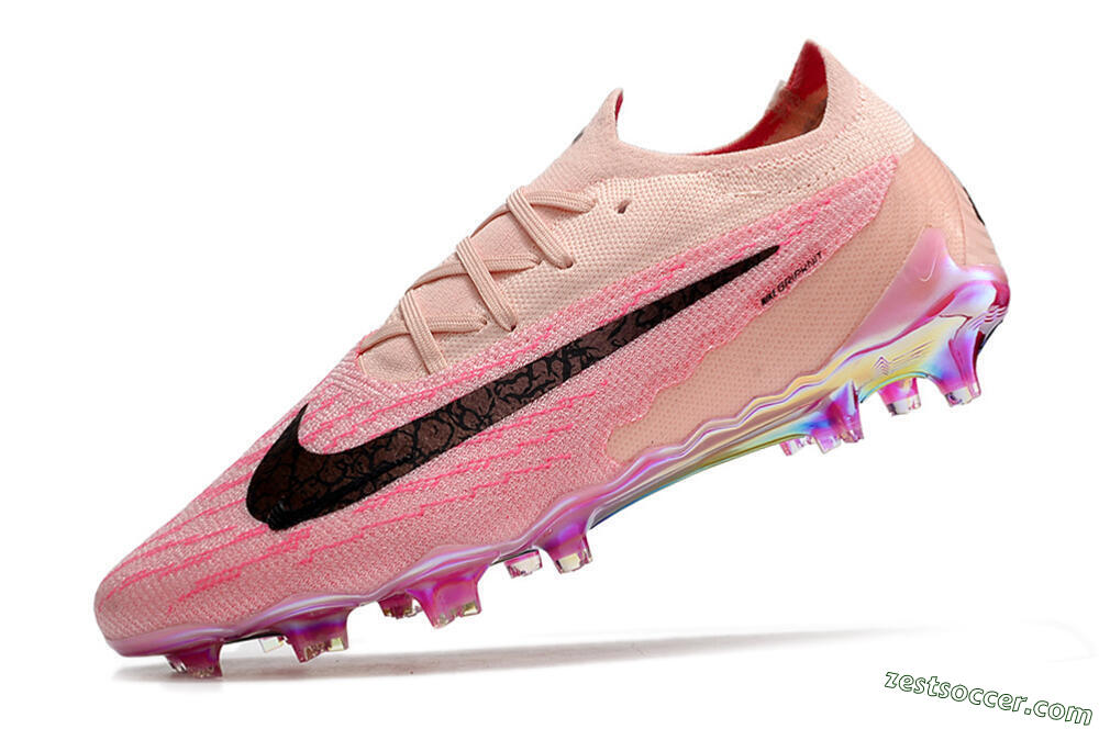 Nike Phantom GX Elite FG Low-Tops Soccer Cleats - Pink/Black 5