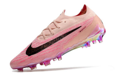 Nike Phantom GX Elite FG Low-Tops Soccer Cleats - Pink/Black