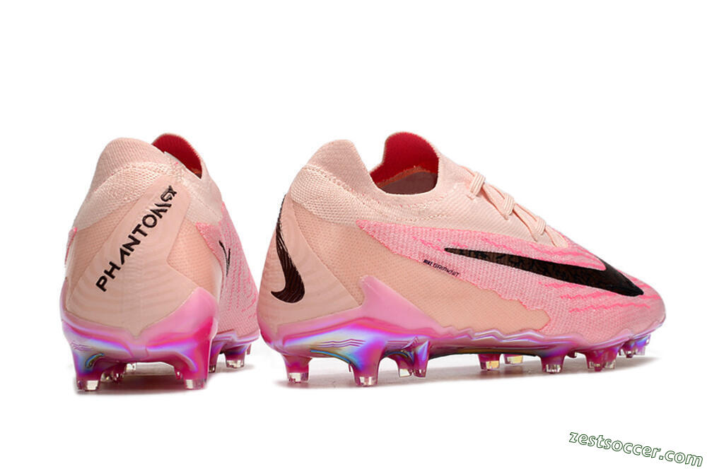 Nike Phantom GX Elite FG Low-Tops Soccer Cleats - Pink/Black 6