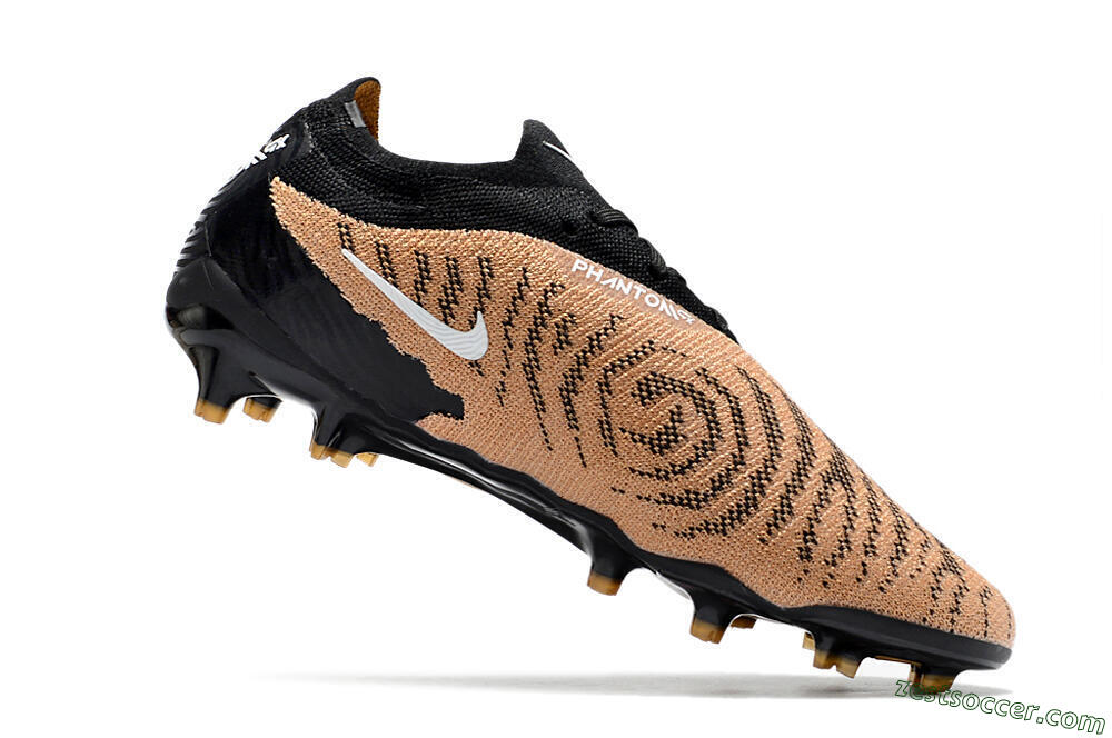 Nike Phantom GX Elite FG Low-Tops Soccer Cleats - Brown/Black 4