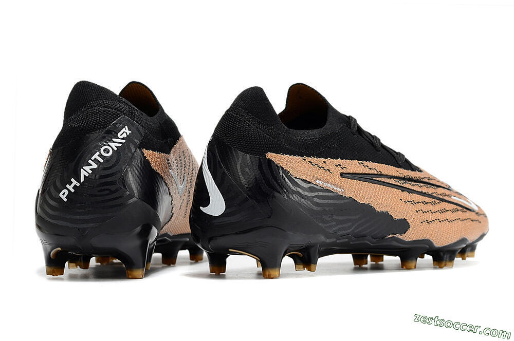 Nike Phantom GX Elite FG Low-Tops Soccer Cleats - Brown/Black 6
