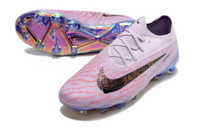 Nike Phantom GX Elite FG Low-Tops Soccer Cleats - Purple/Pink/Black