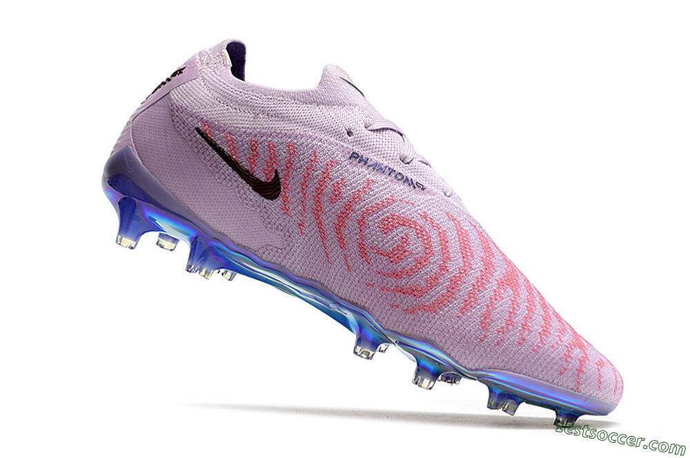 Nike Phantom GX Elite FG Low-Tops Soccer Cleats - Purple/Pink/Black 4