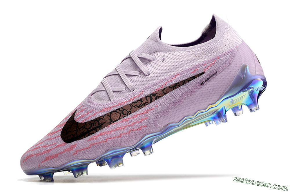 Nike Phantom GX Elite FG Low-Tops Soccer Cleats - Purple/Pink/Black 5