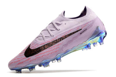 Nike Phantom GX Elite FG Low-Tops Soccer Cleats - Purple/Pink/Black