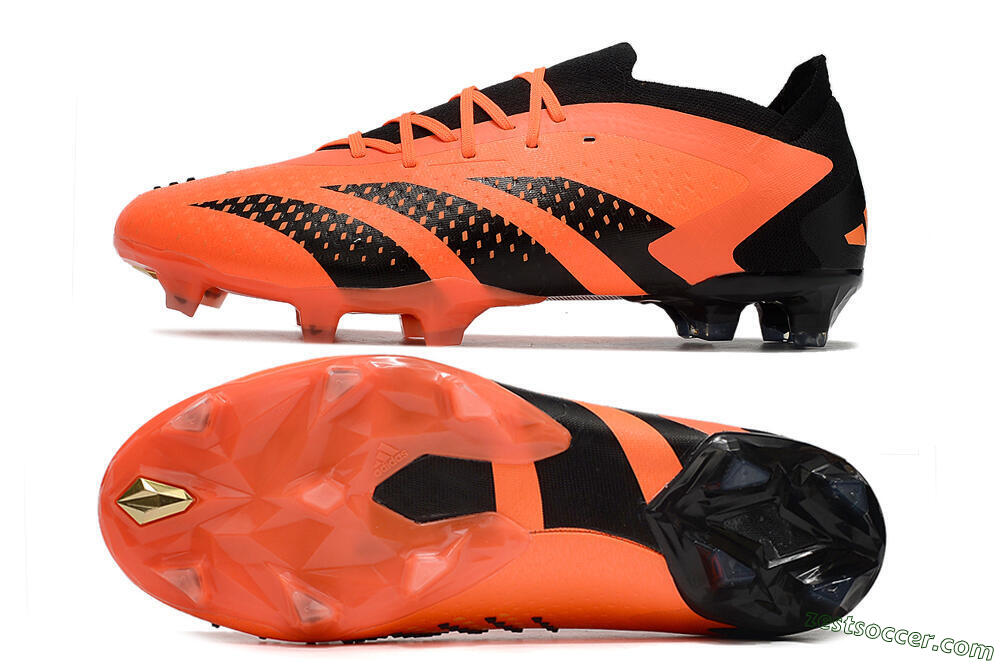 Adidas Predator Accuracy 23.1 FG Low-Tops Soccer Cleats - Orange/Black 1