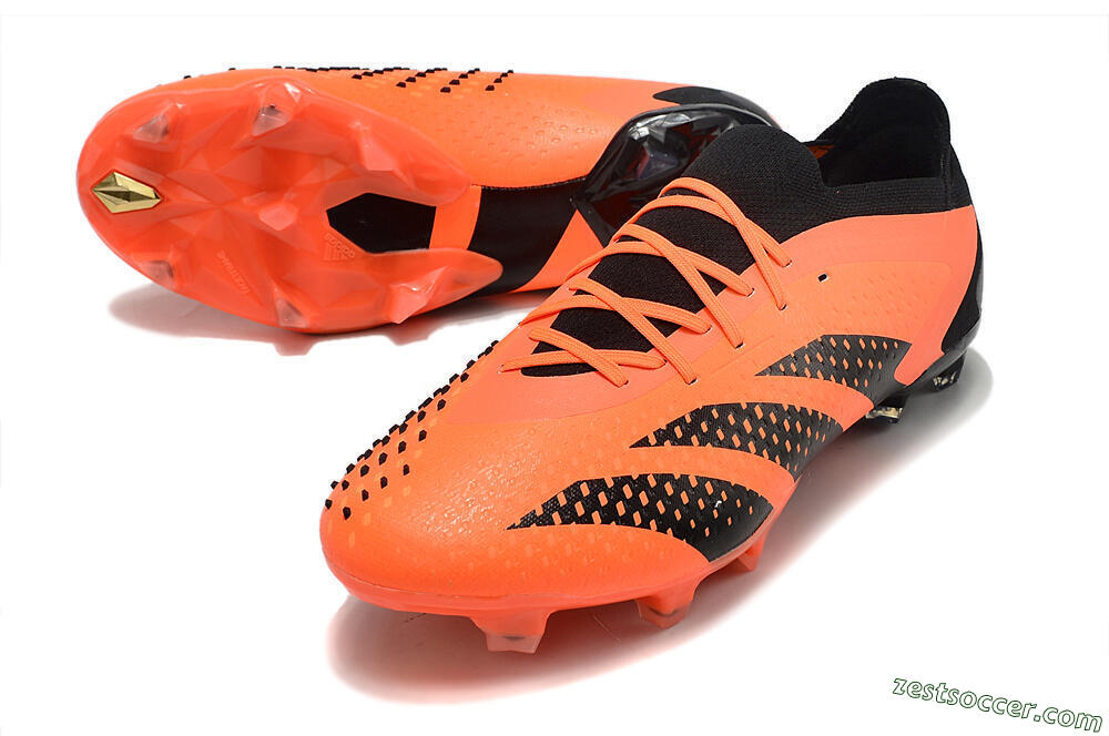 Adidas Predator Accuracy 23.1 FG Low-Tops Soccer Cleats - Orange/Black 3