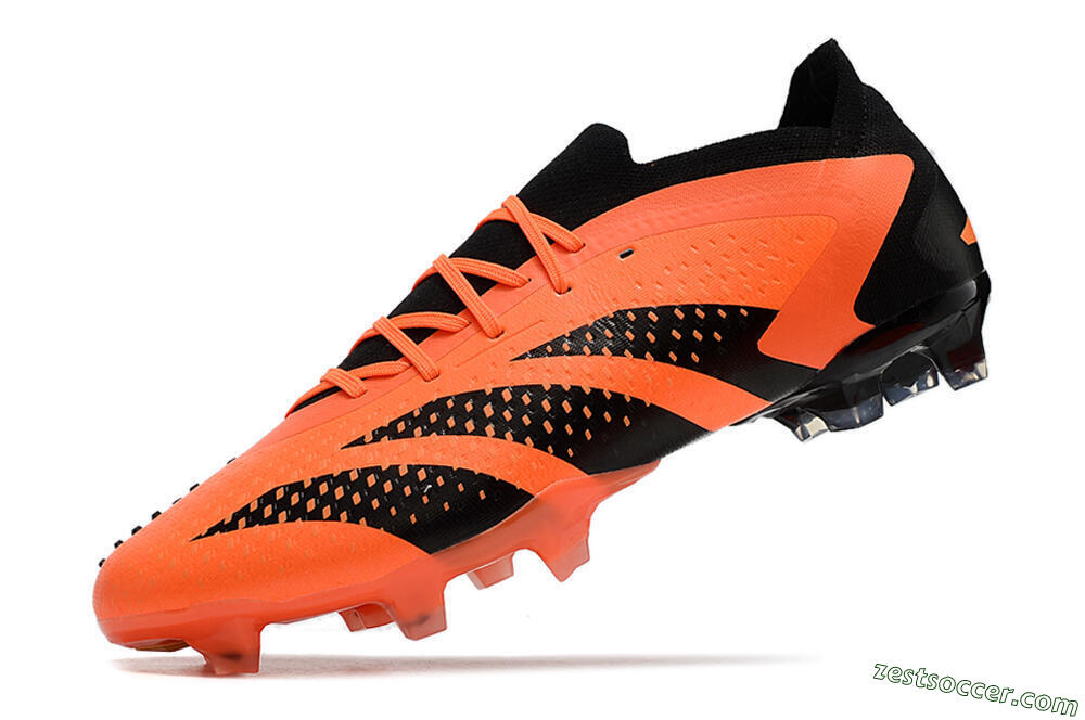 Adidas Predator Accuracy 23.1 FG Low-Tops Soccer Cleats - Orange/Black 4