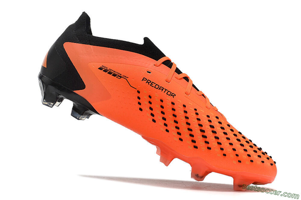 Adidas Predator Accuracy 23.1 FG Low-Tops Soccer Cleats - Orange/Black 5