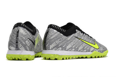 Nike Air Zoom Mercurial Vapor Elite TF Low-Tops Soccer Shoes - Grey/Black/Yellow