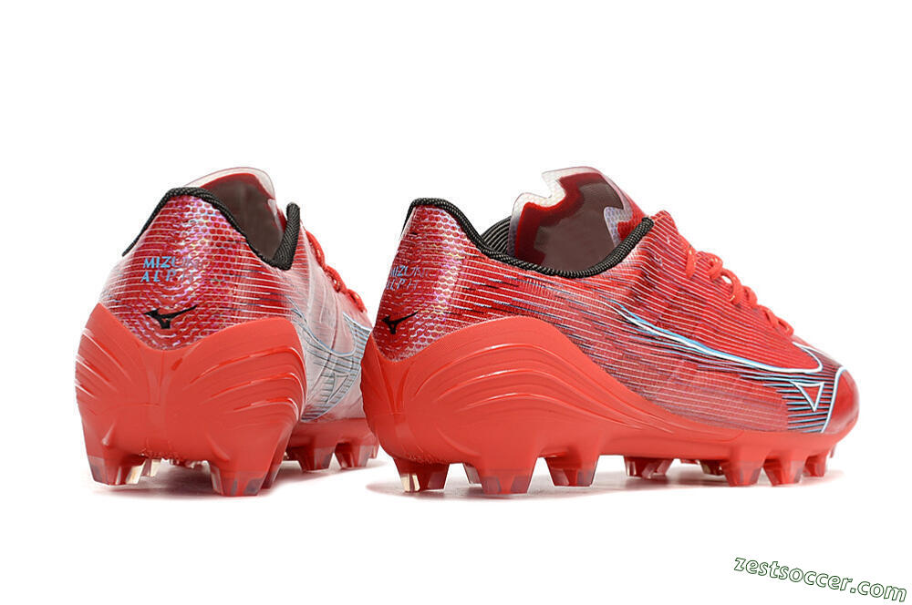 Mizuno Alpha Japan FG Low-Tops Soccer Cleats - Red/Black 6