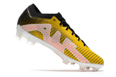 Nike Air Zoom Mercurial Vapor 15 Elite FG Low-Tops Soccer Cleats - Yellow/Black/White