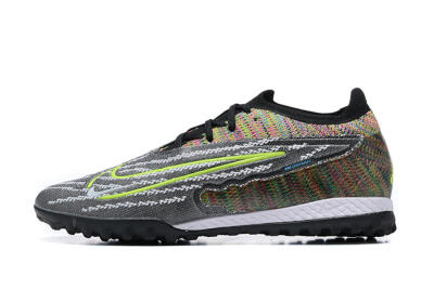 Nike Phantom GX Elite TF Low-Tops Soccer Shoes - Black/Yellow/Rainbow