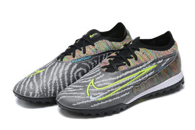 Nike Phantom GX Elite TF Low-Tops Soccer Shoes - Black/Yellow/Rainbow