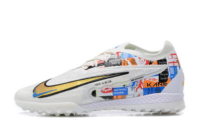 Harry Kane x Nike Phantom GX Elite TF Low-Tops Soccer Shoes - White/Gold/Black