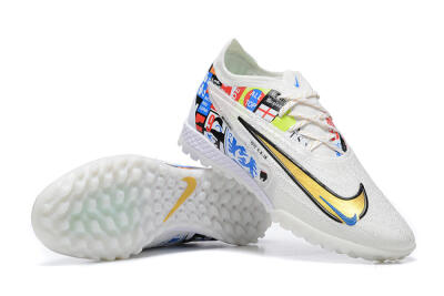 Harry Kane x Nike Phantom GX Elite TF Low-Tops Soccer Shoes - White/Gold/Black