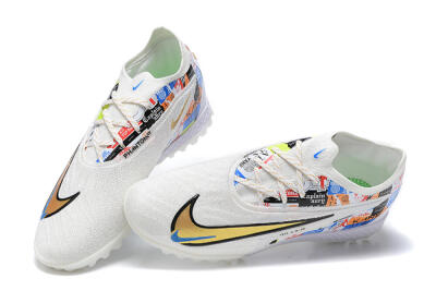 Harry Kane x Nike Phantom GX Elite TF Low-Tops Soccer Shoes - White/Gold/Black
