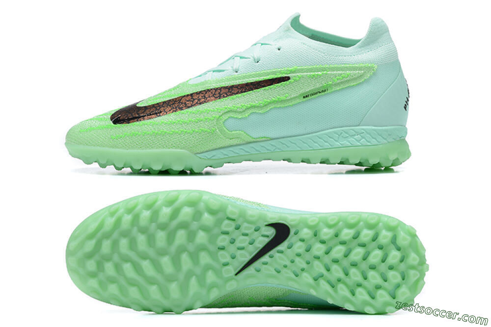 Nike Phantom GX Elite TF Low-Tops Soccer Shoes - Green/Black 1