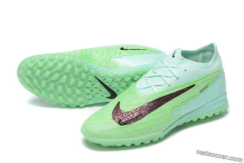 Nike Phantom GX Elite TF Low-Tops Soccer Shoes - Green/Black 3