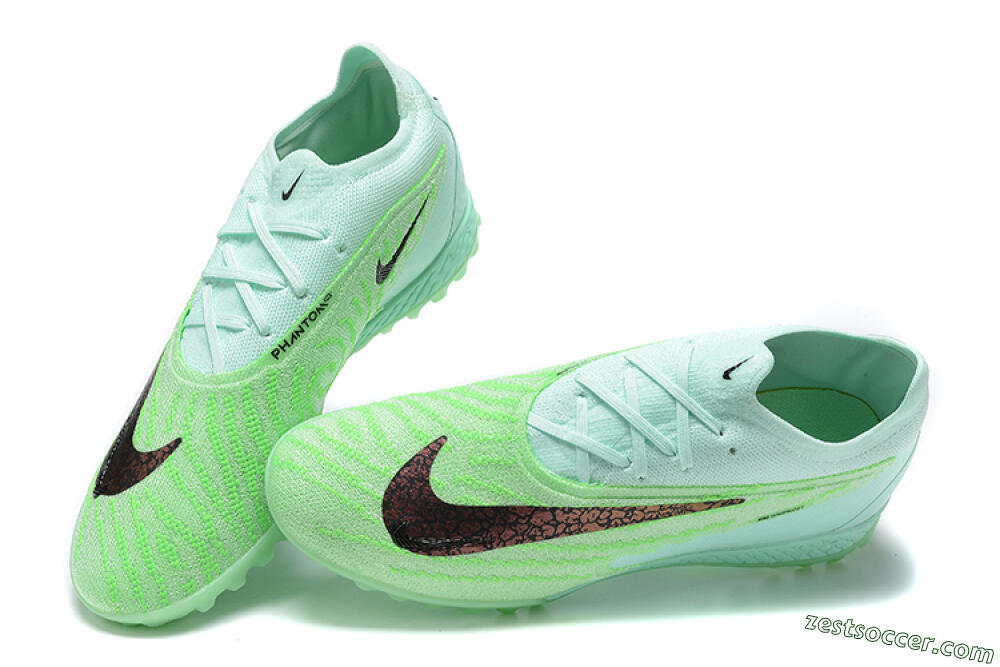 Nike Phantom GX Elite TF Low-Tops Soccer Shoes - Green/Black 5