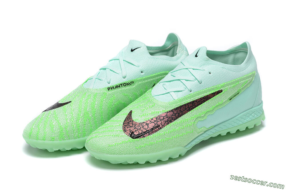 Nike Phantom GX Elite TF Low-Tops Soccer Shoes - Green/Black 8