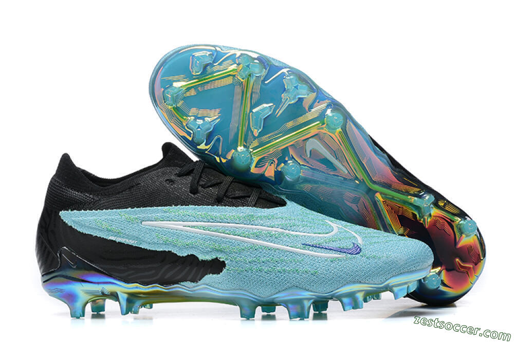 Nike Phantom GX Elite FG Low-Tops Soccer Cleats - Blue/Black/White 0