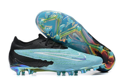Nike Phantom GX Elite FG Low-Tops Soccer Cleats - Blue/Black/White