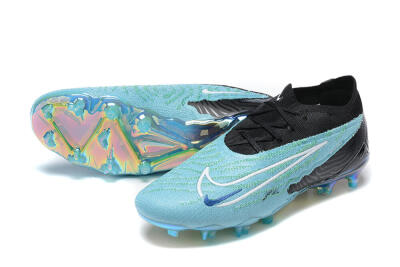 Nike Phantom GX Elite FG Low-Tops Soccer Cleats - Blue/Black/White