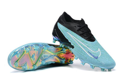 Nike Phantom GX Elite FG Low-Tops Soccer Cleats - Blue/Black/White