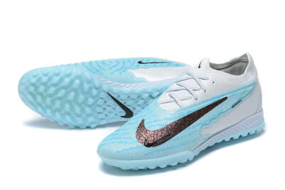 Nike Phantom GX Elite TF Low-Tops Soccer Shoes - White/Blue/Black
