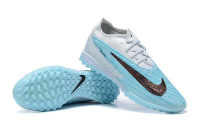Nike Phantom GX Elite TF Low-Tops Soccer Shoes - White/Blue/Black