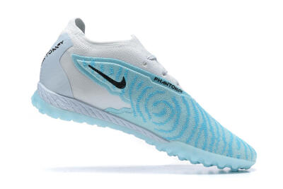 Nike Phantom GX Elite TF Low-Tops Soccer Shoes - White/Blue/Black