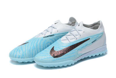 Nike Phantom GX Elite TF Low-Tops Soccer Shoes - White/Blue/Black