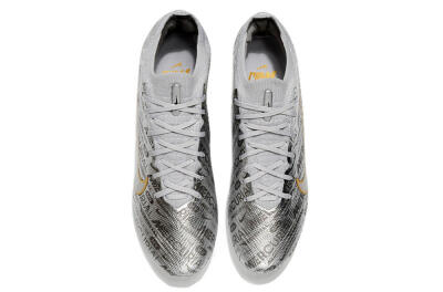 Nike Air Zoom Mercurial Vapor 15 Elite FG Low-Tops Soccer Cleats - Sliver/Gold/Rainbow