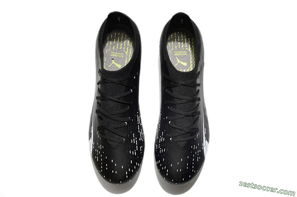 Puma Ultra Ultimate FG Low-Tops Soccer Cleats - Black/Whtie 5