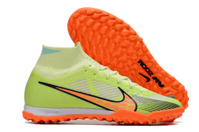 Nike Air Zoom Mercurial Superfly 15 Elite TF High-Tops Soccer Shoes - Yellow/Orange/Black